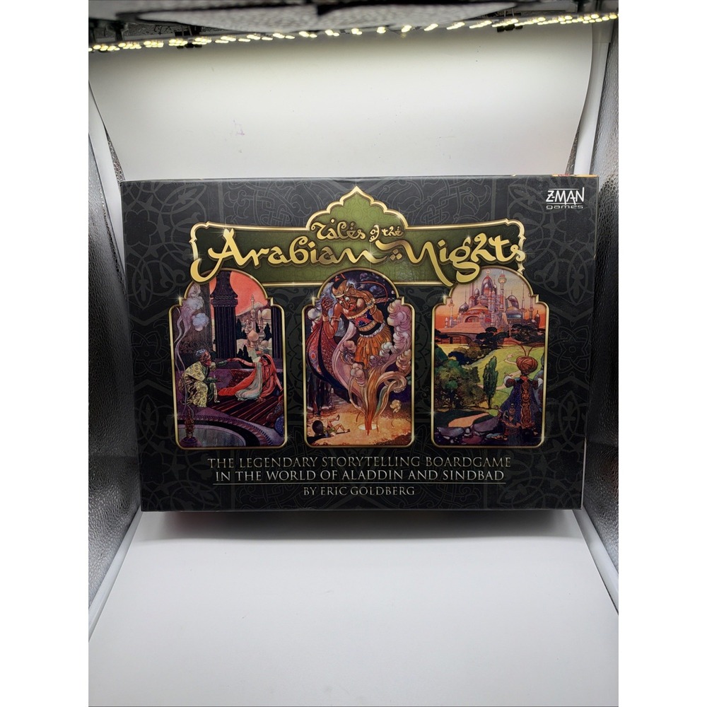 Tales of the Arabian Nights Board Game Z-Man Games Storytelling RPG Complete
